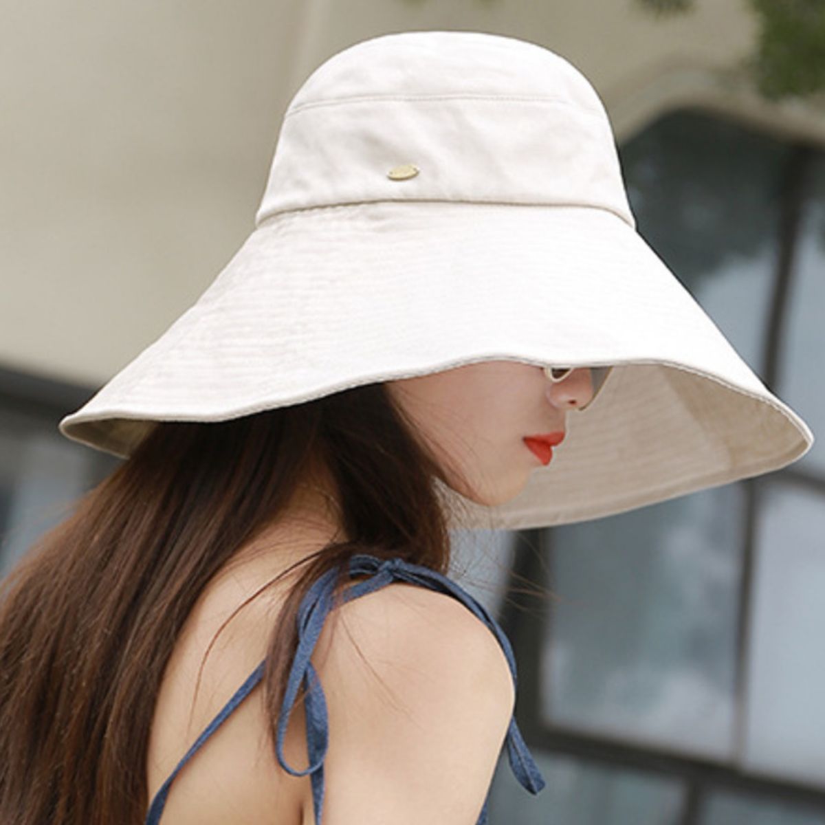 Wide Brim Sun Hat with UV Protection