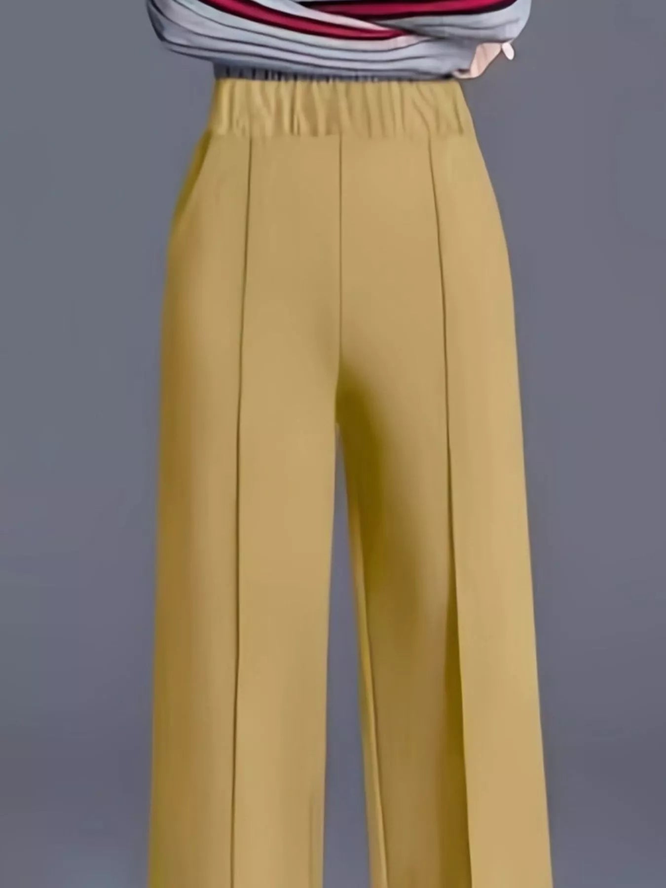 High Waist Wide Leg Pants