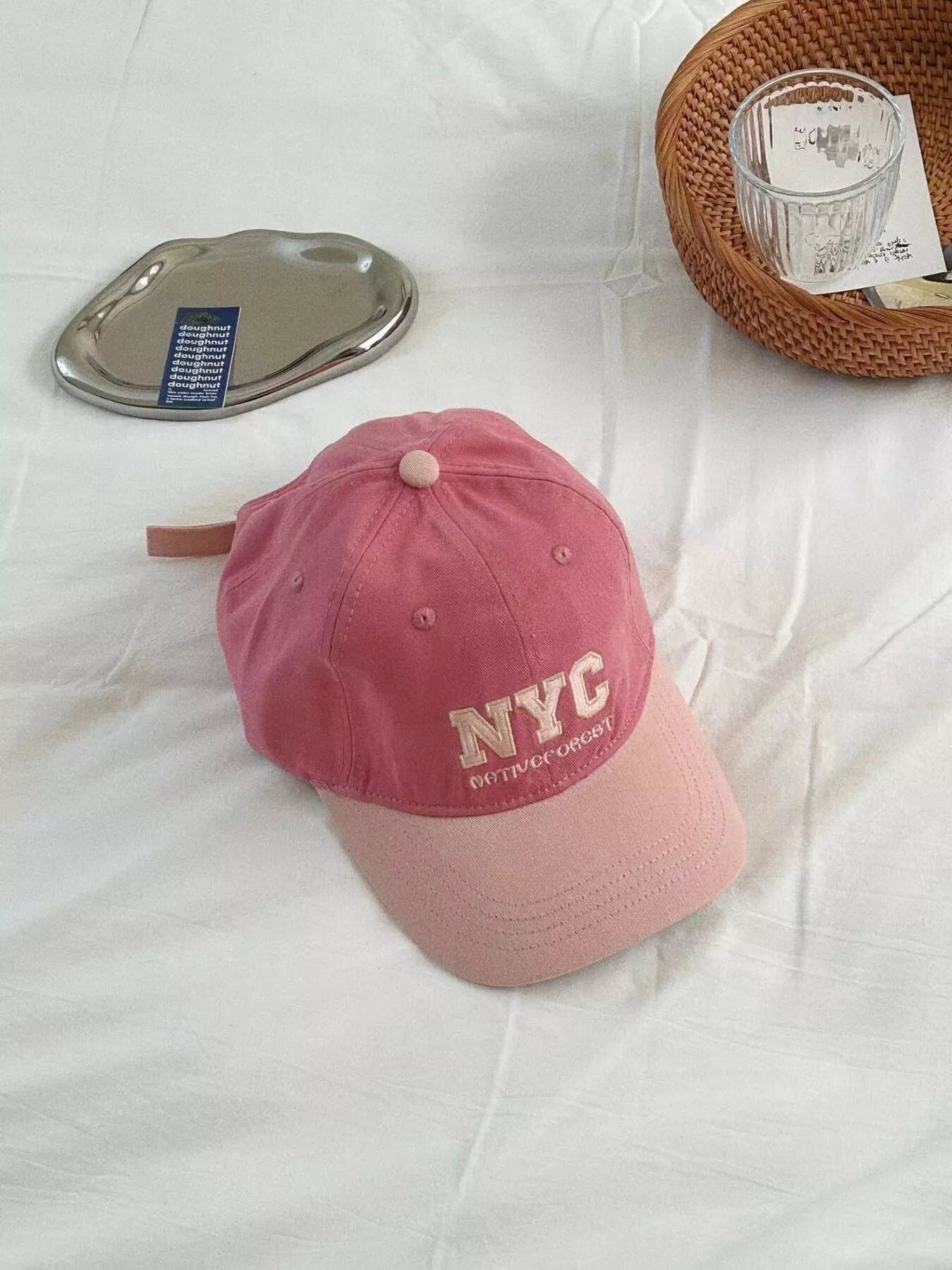 Letter Embroidered Baseball Cap