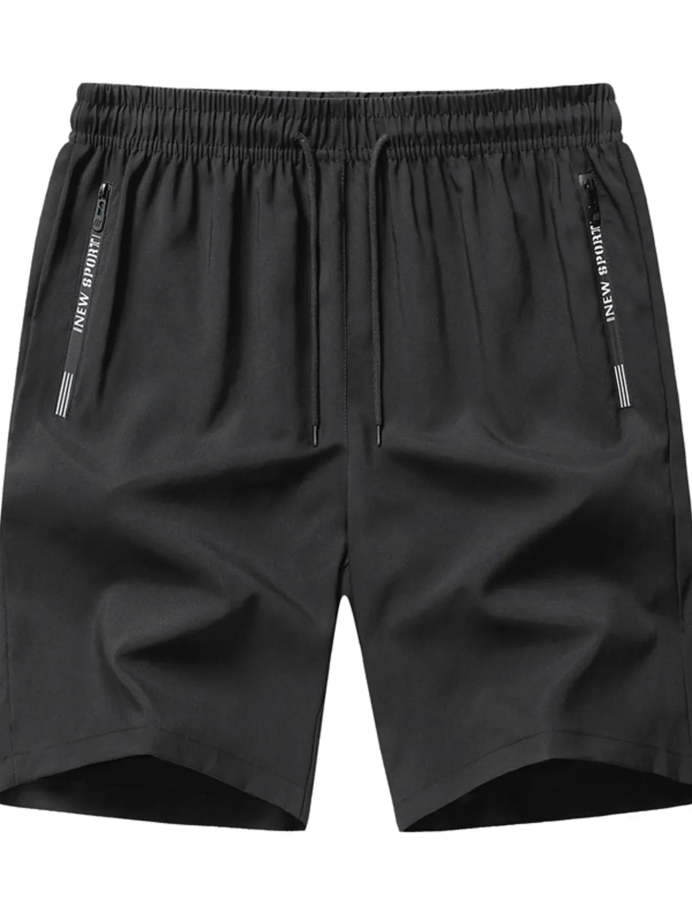 Men's Plus Size Drawstring Shorts with Pockets