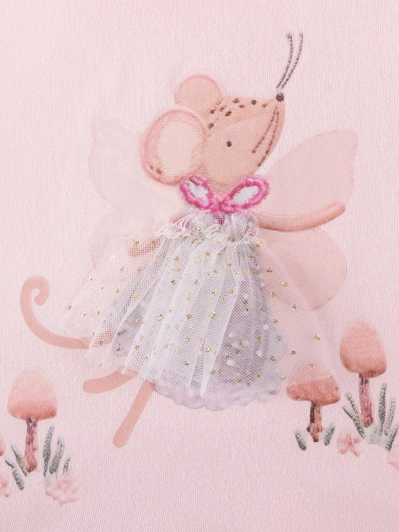 Children's Mouse Fairy Puff Sleeve Dress