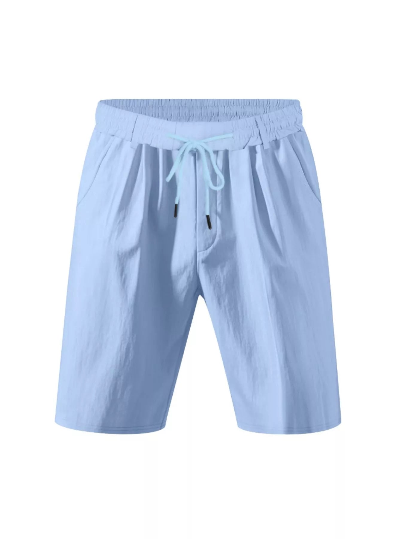 Men's Full Size Casual Lightweight Drawstring Shorts Plus Size