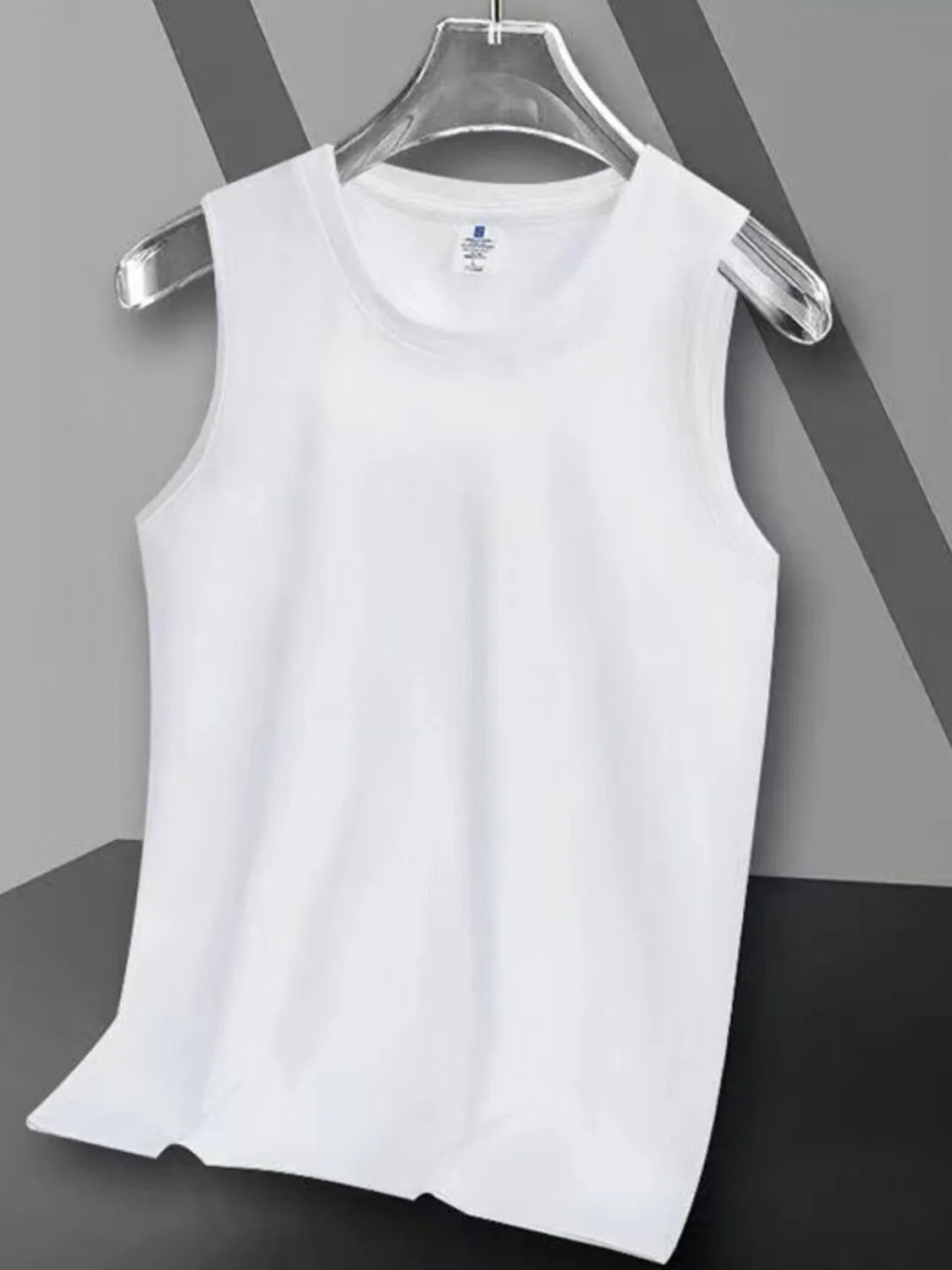 Men's Full Size Round Neck Tank Plus Size