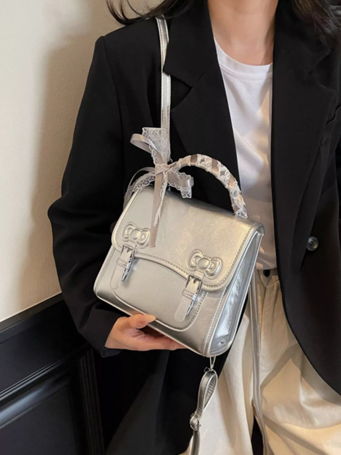PU Leather Backpack Bag