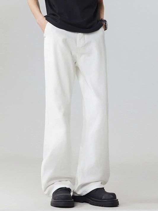 Men's Full Size Round Neck Short Sleeve Jeans Plus Size