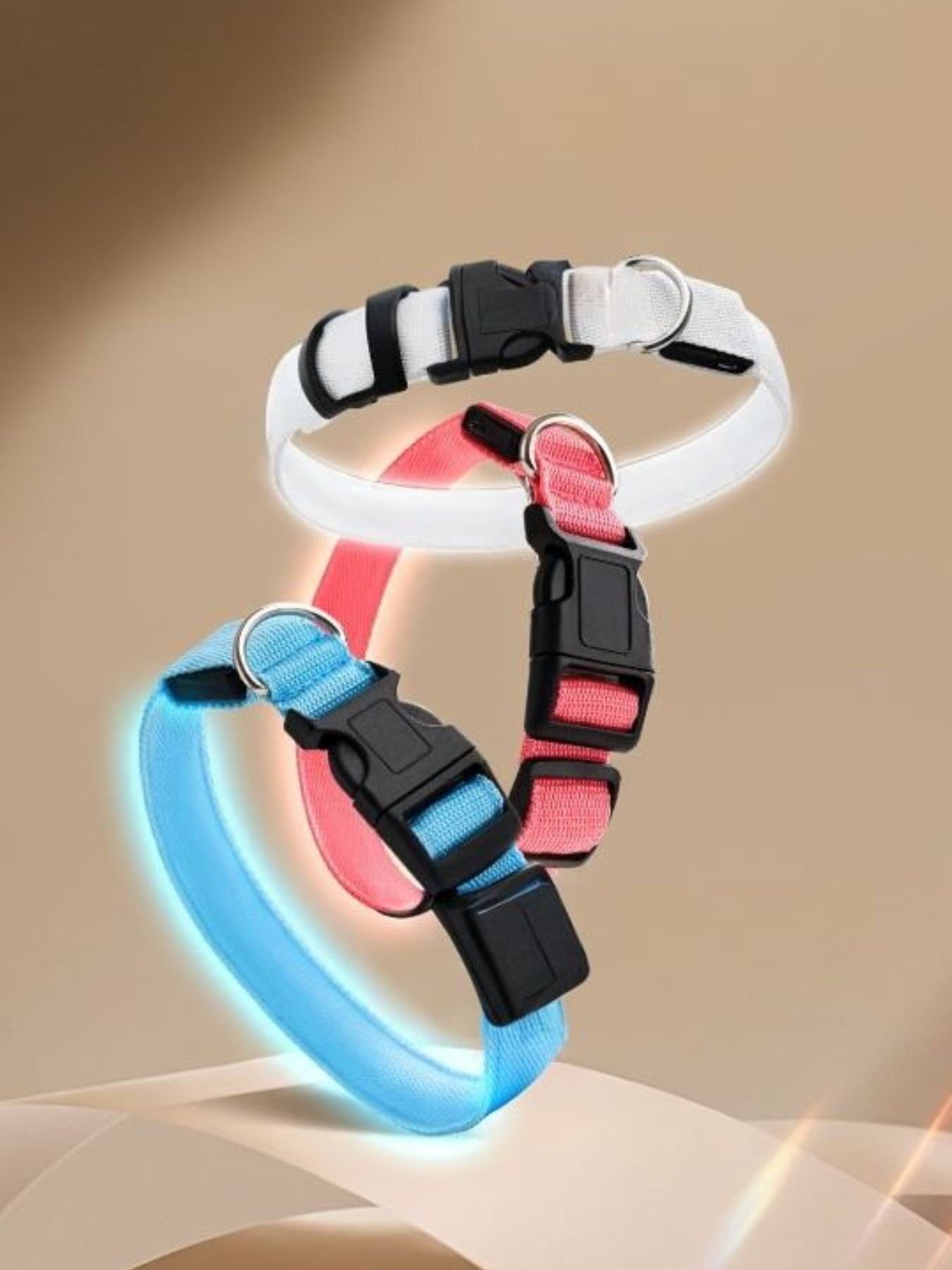 LED Glowing Pet Collar for Night Safety