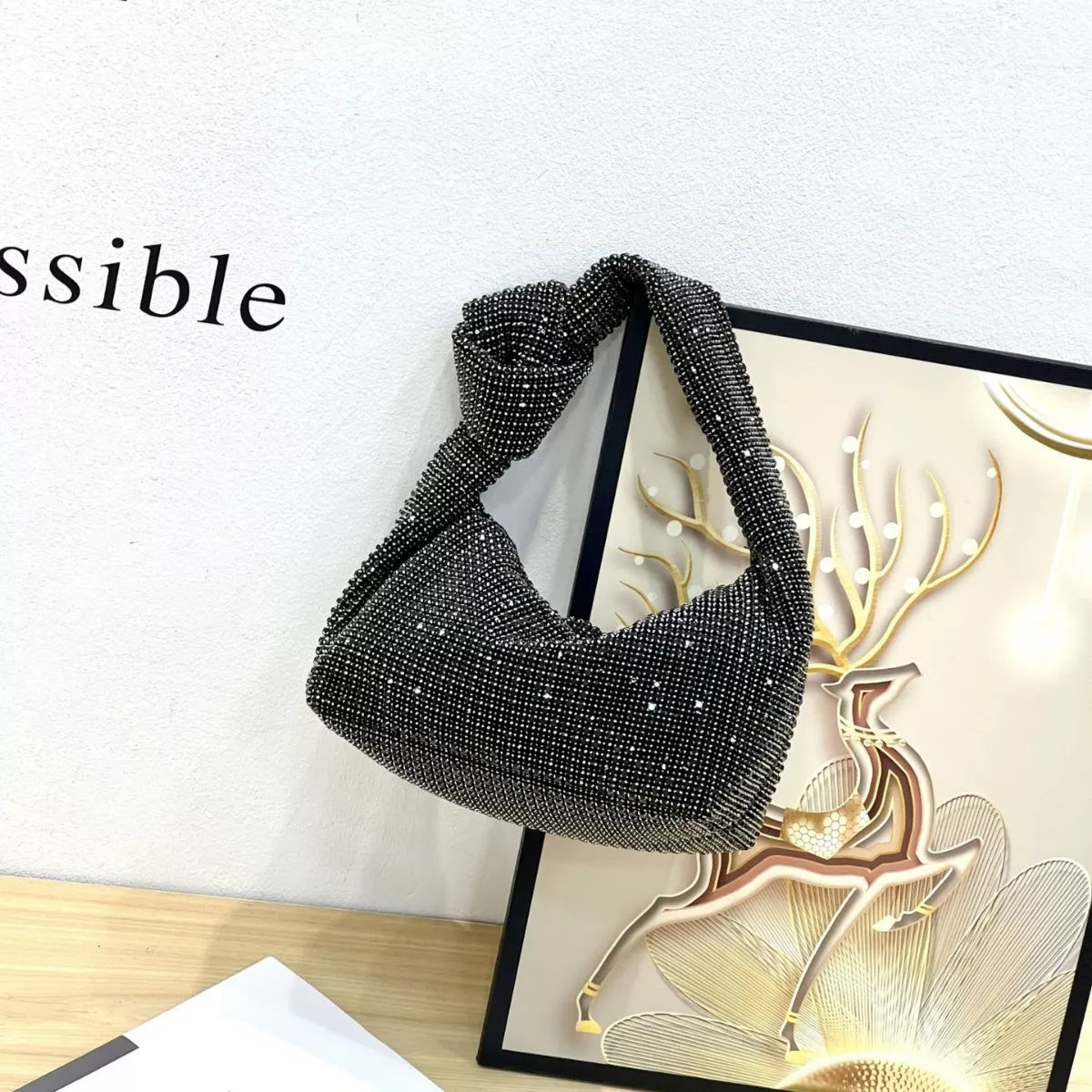 Sparkling Rhinestone Handbag