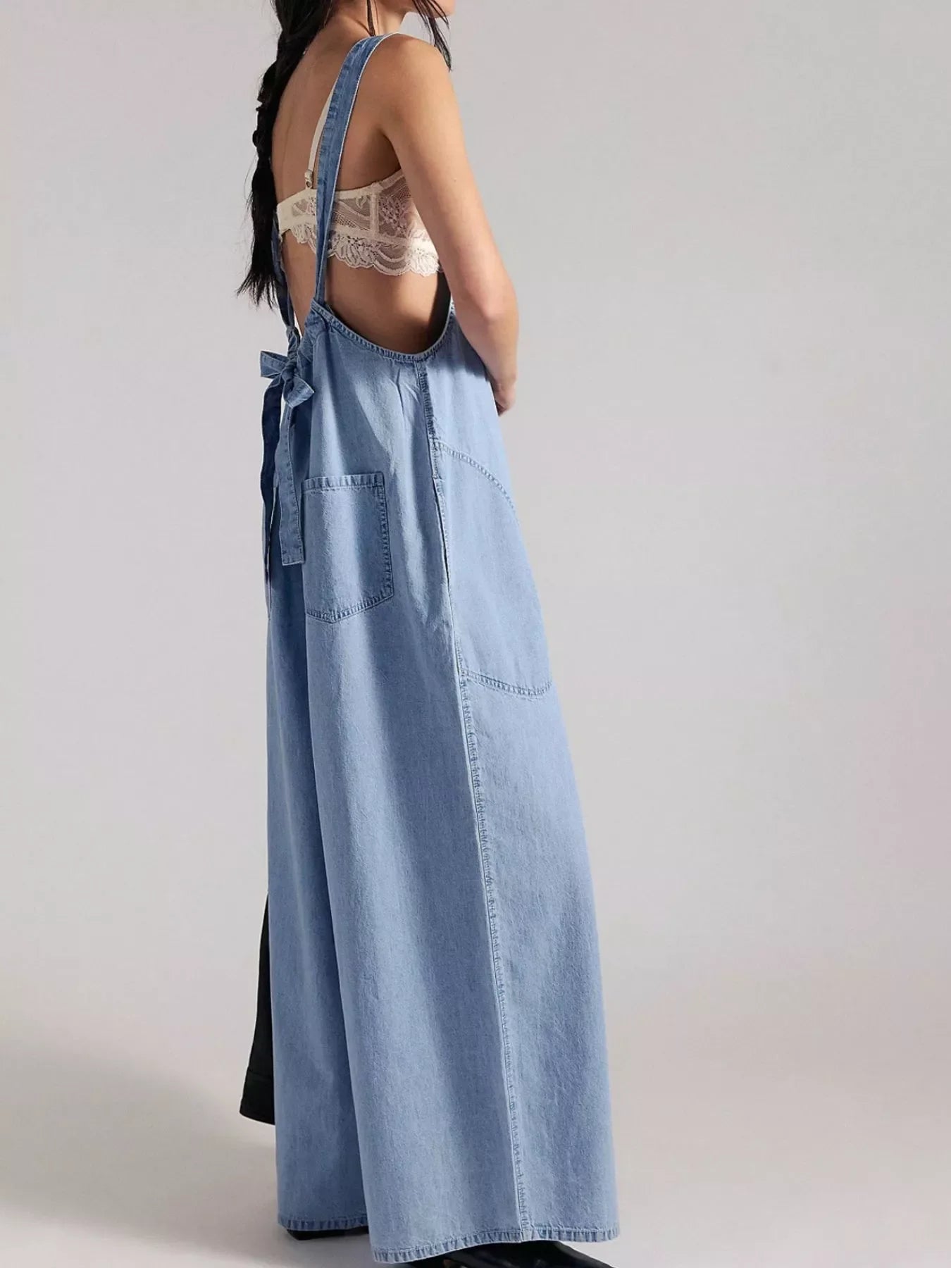 Sleeveless Wide-Leg Jumpsuit