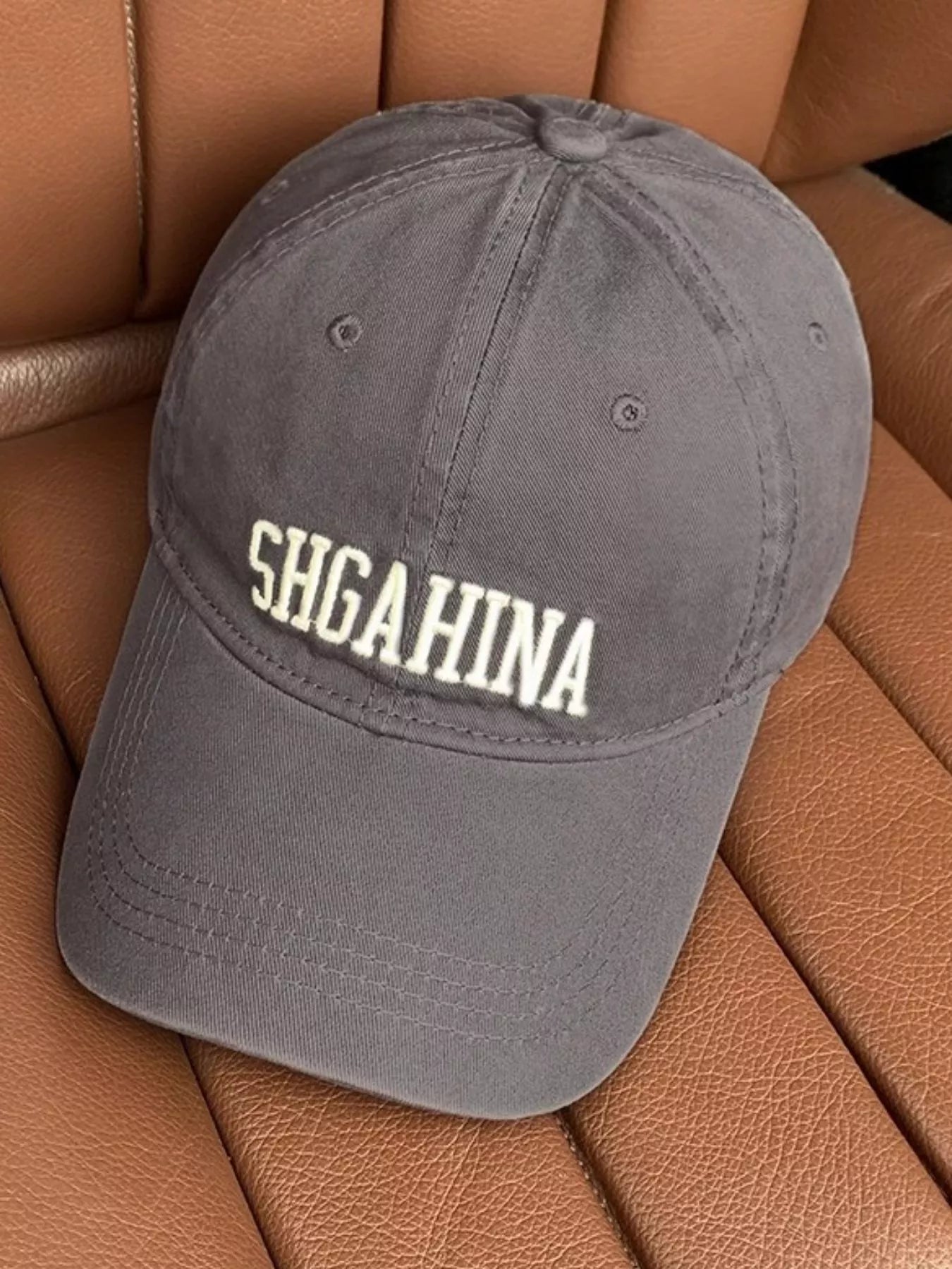 Embroidered Letter Baseball Cap