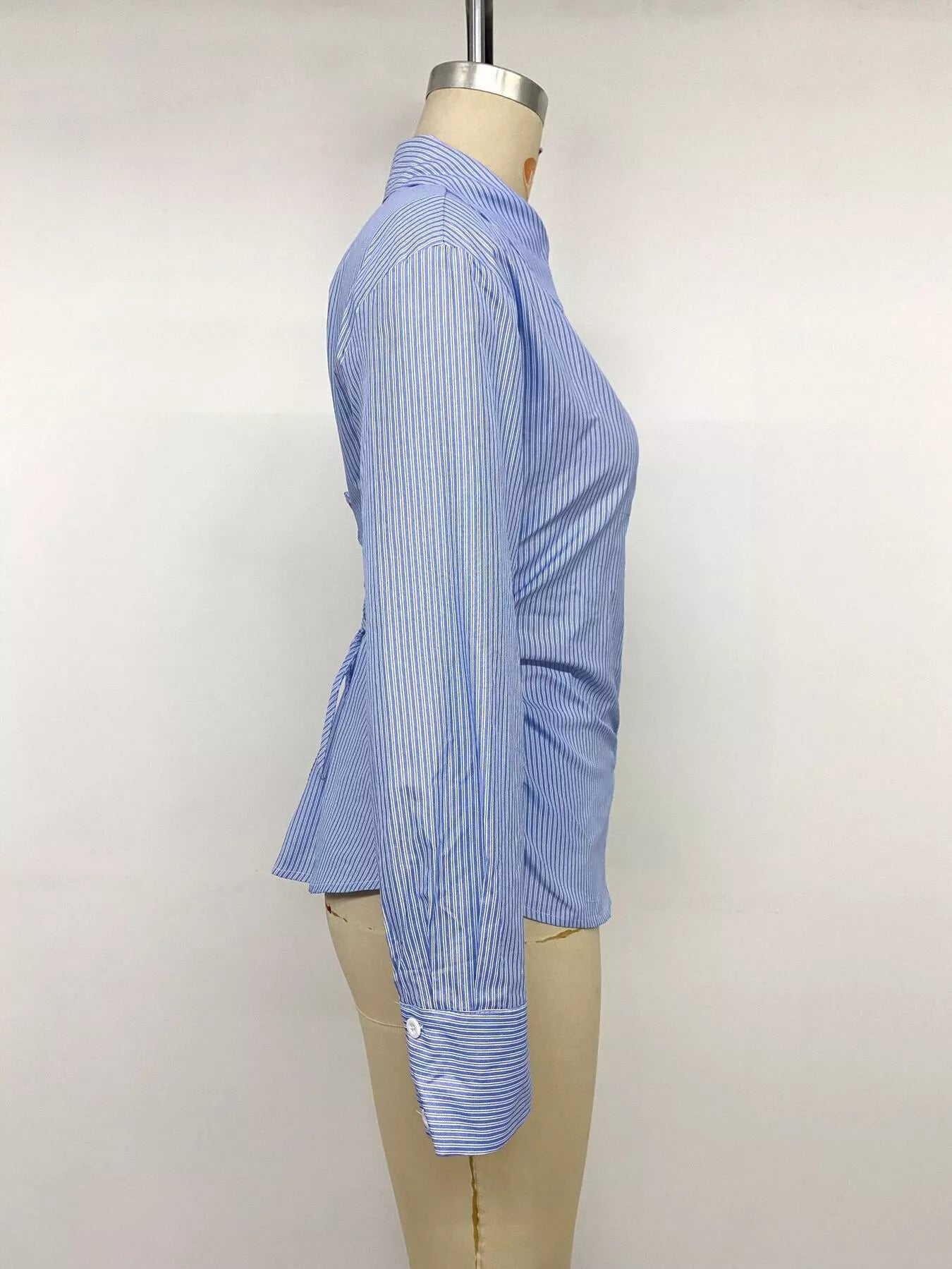 Striped Slim-Fit Button-Down Shirt