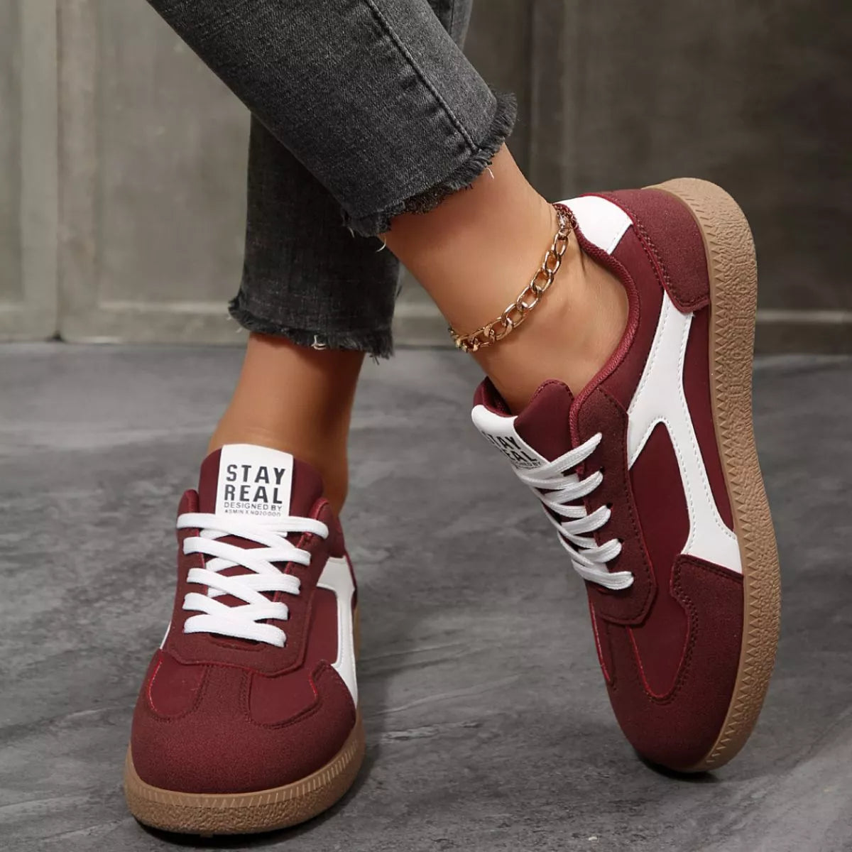 Round Toe Flats Sneakers