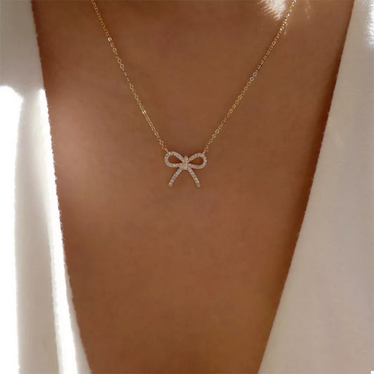Bowknot Pendant Necklace
