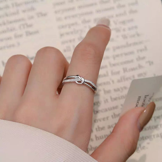 925 Sterling Silver Knot Ring