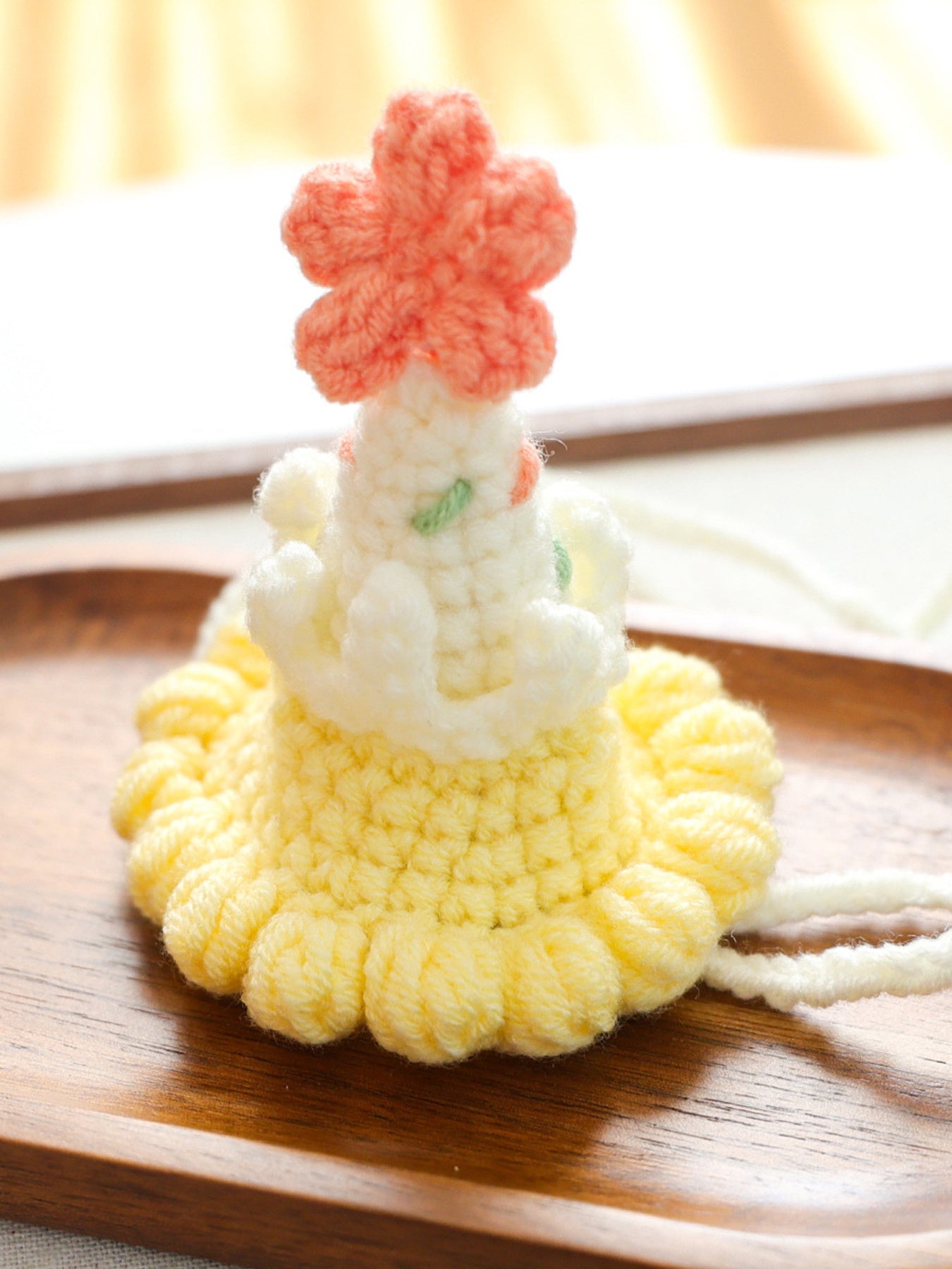 Crochet Knit Pet Hat