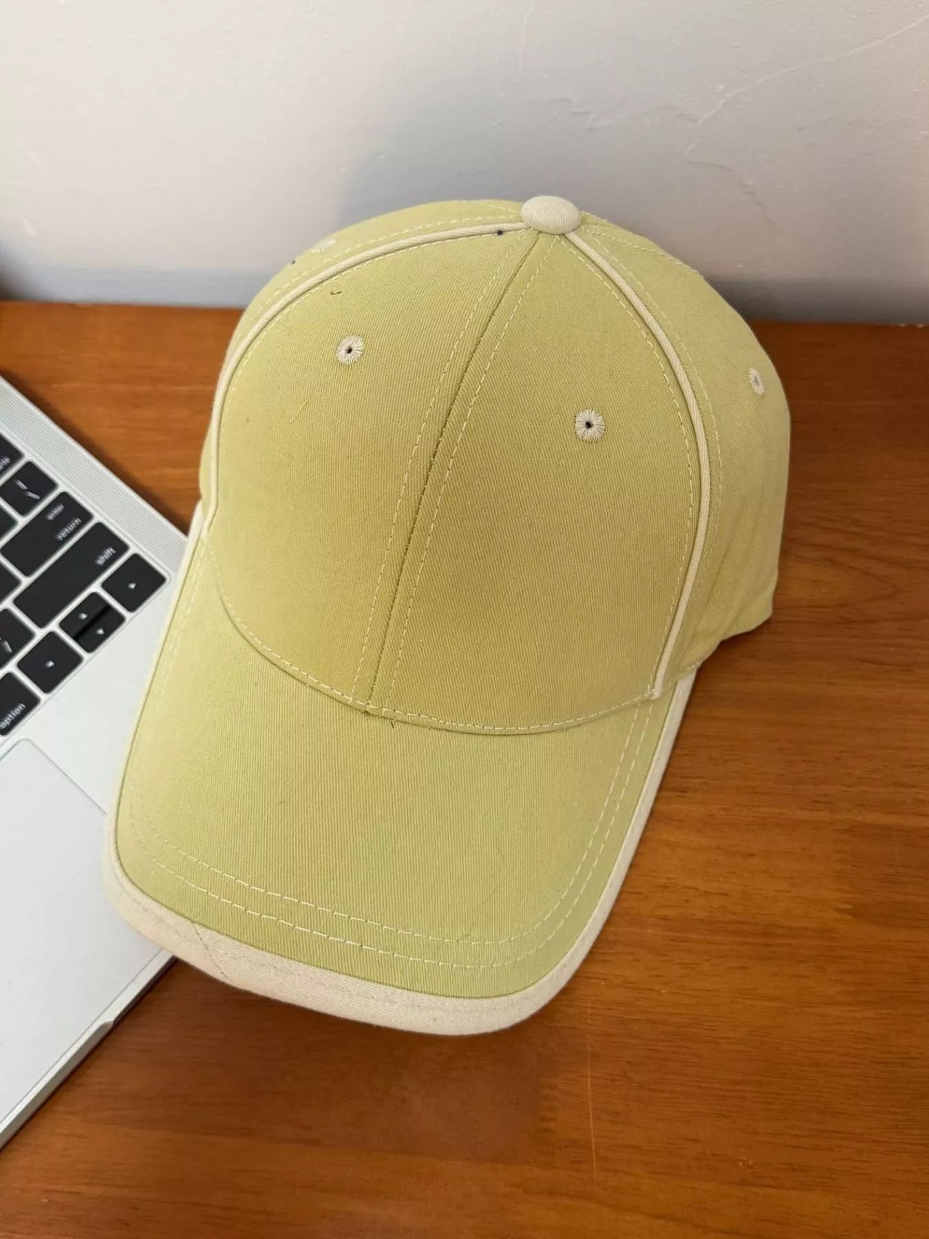 Contrast Stitch Baseball Cap