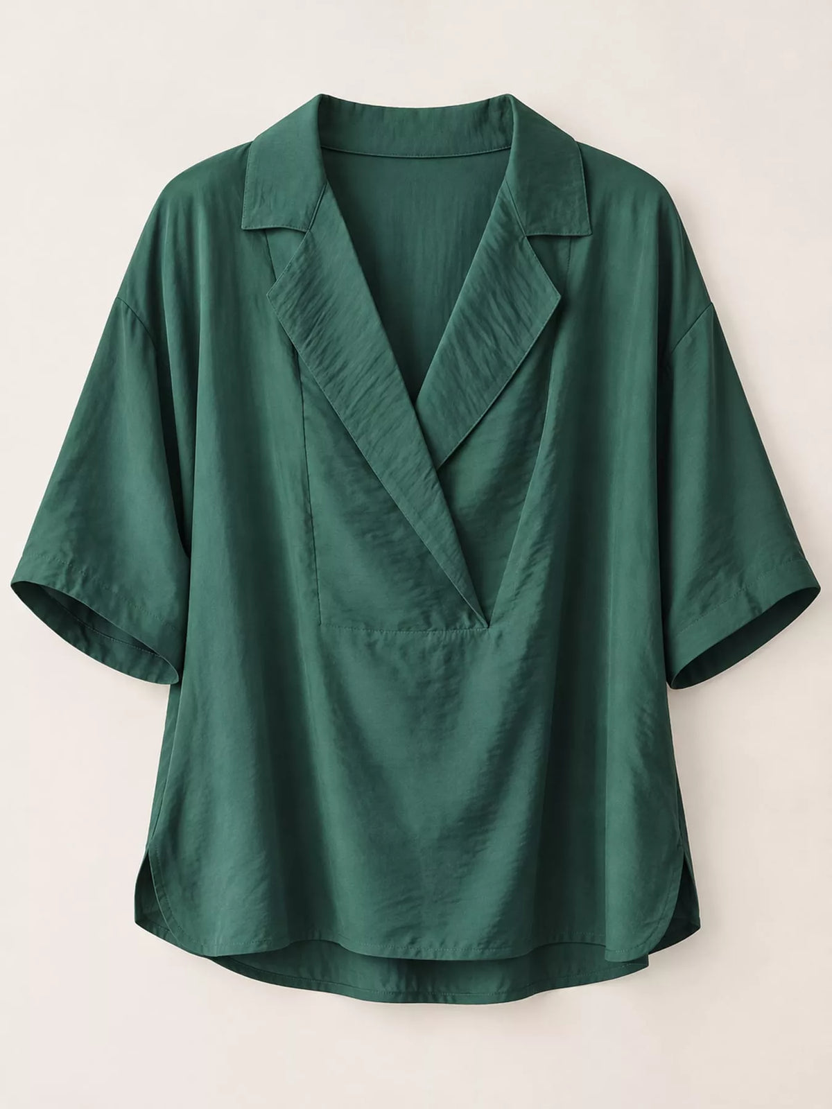 Half Sleeve Oversized Blouse