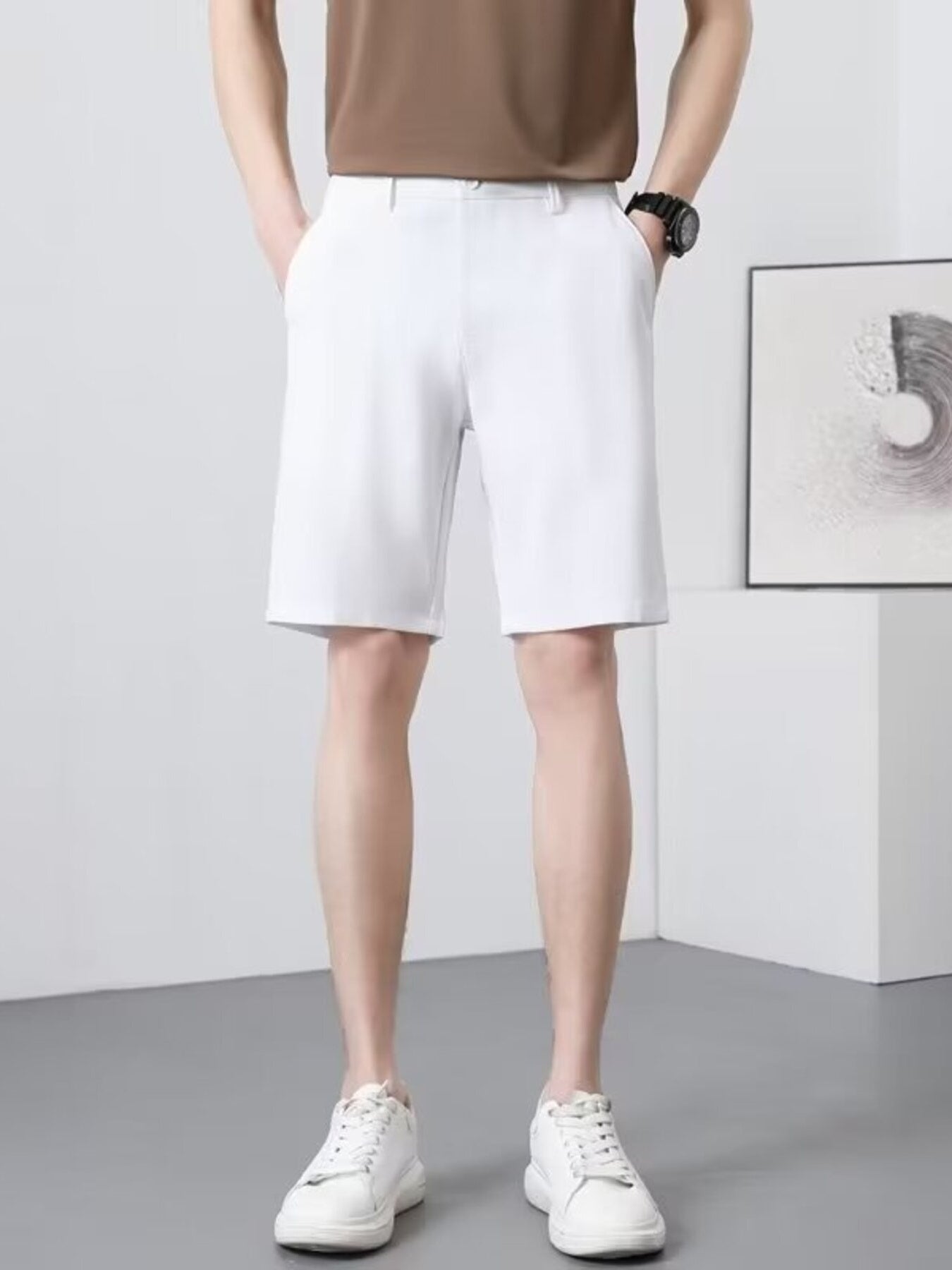 Men's Full Size Lightweight Breathable Shorts Plus Size