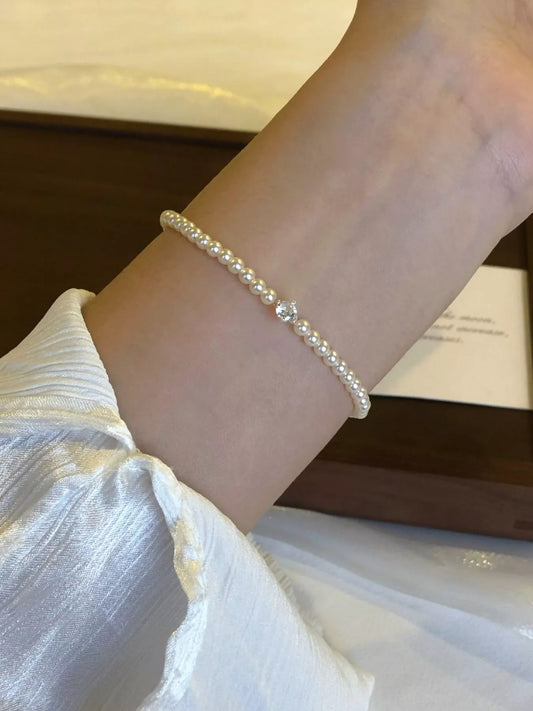Adjustable Pearl Bracelet