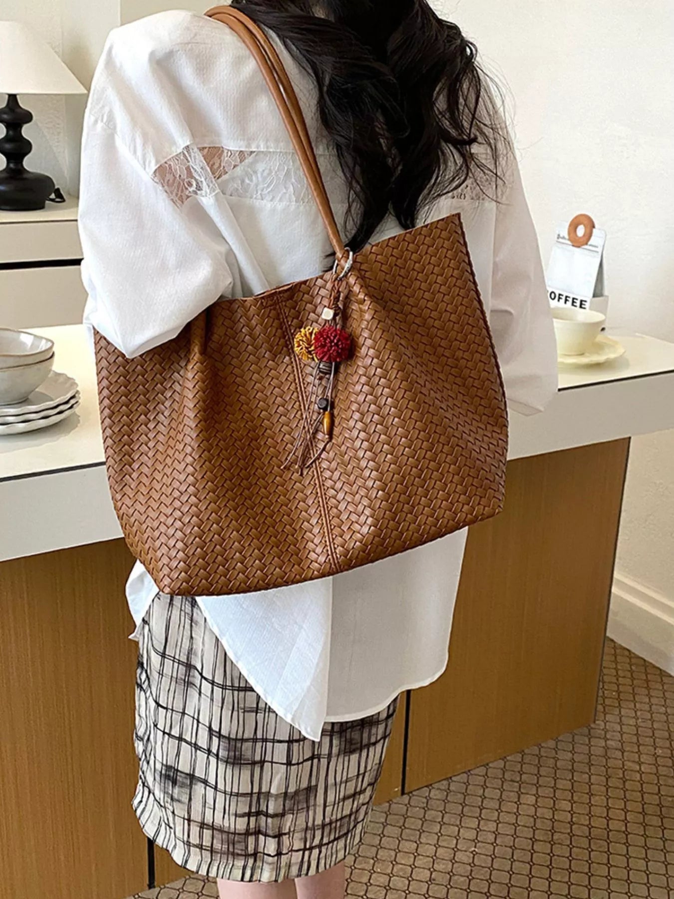 PU Leather Tote Bag