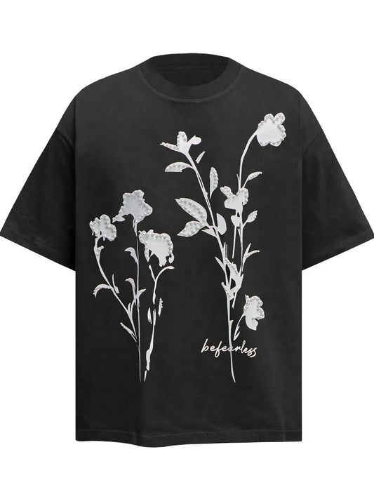 Men's Graphic Round Neck Short Sleeve T-Shirt