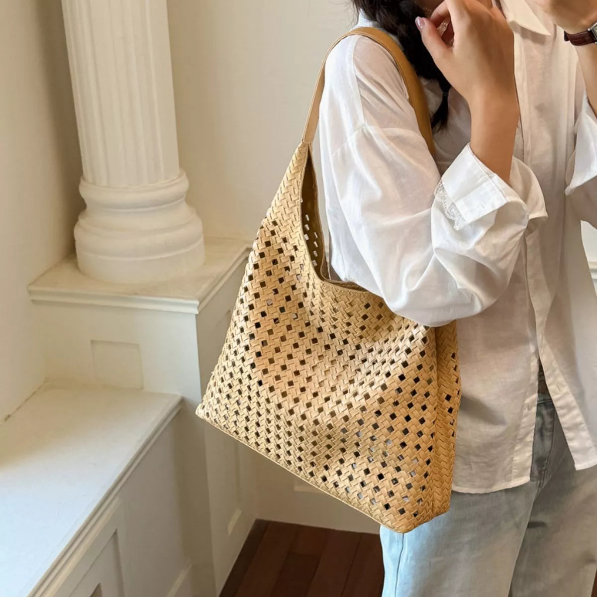 Cutout Shoulder Bag