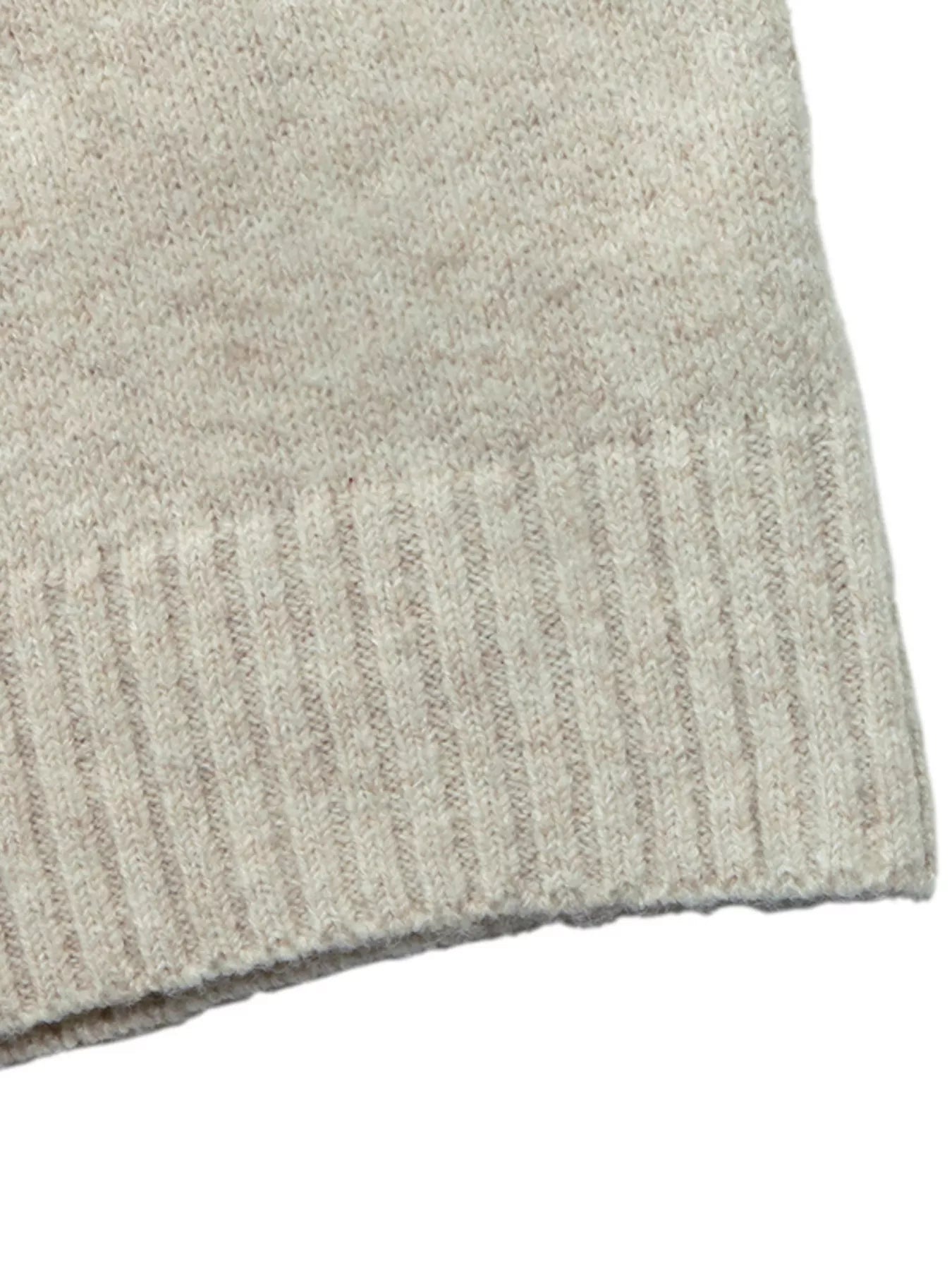 Contrast Trim Ribbed Cuff Tie-Sleeve Sweater