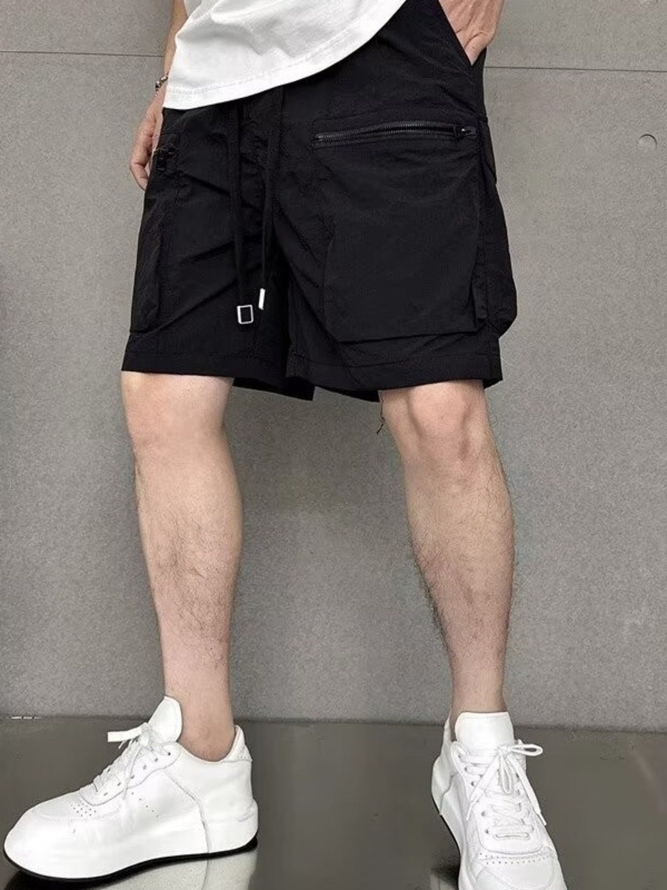 Men's Plus Size Multi-Pocket Relaxed Fit Cargo Shorts