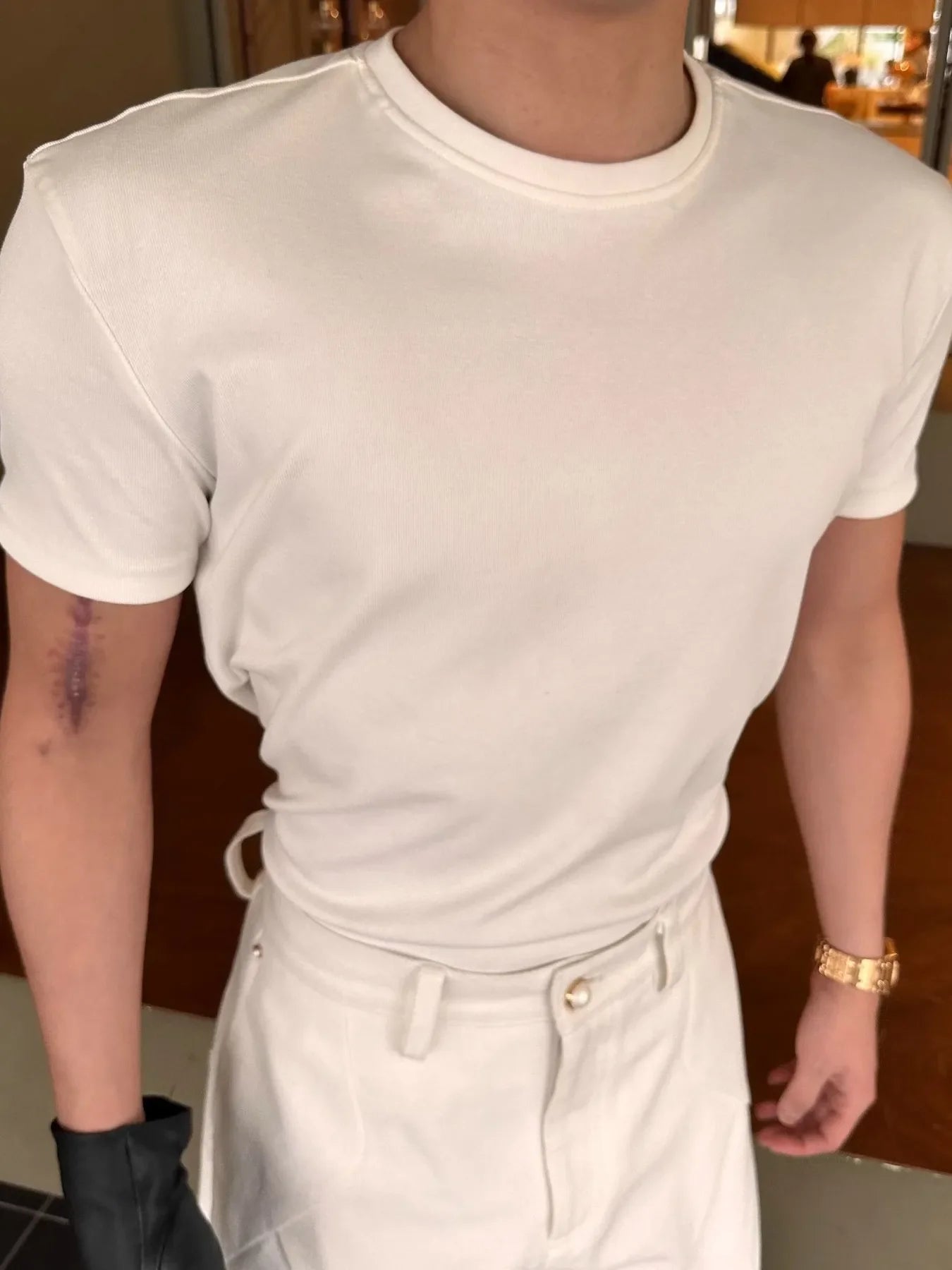Men's Full Size Round Neck Short Sleeve T-Shirt Plus Size