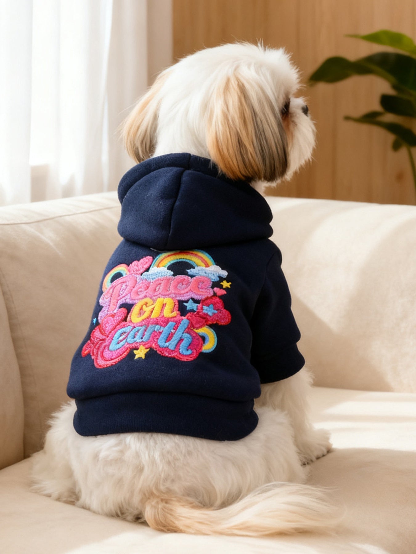 Embroidered Pet Hoodie