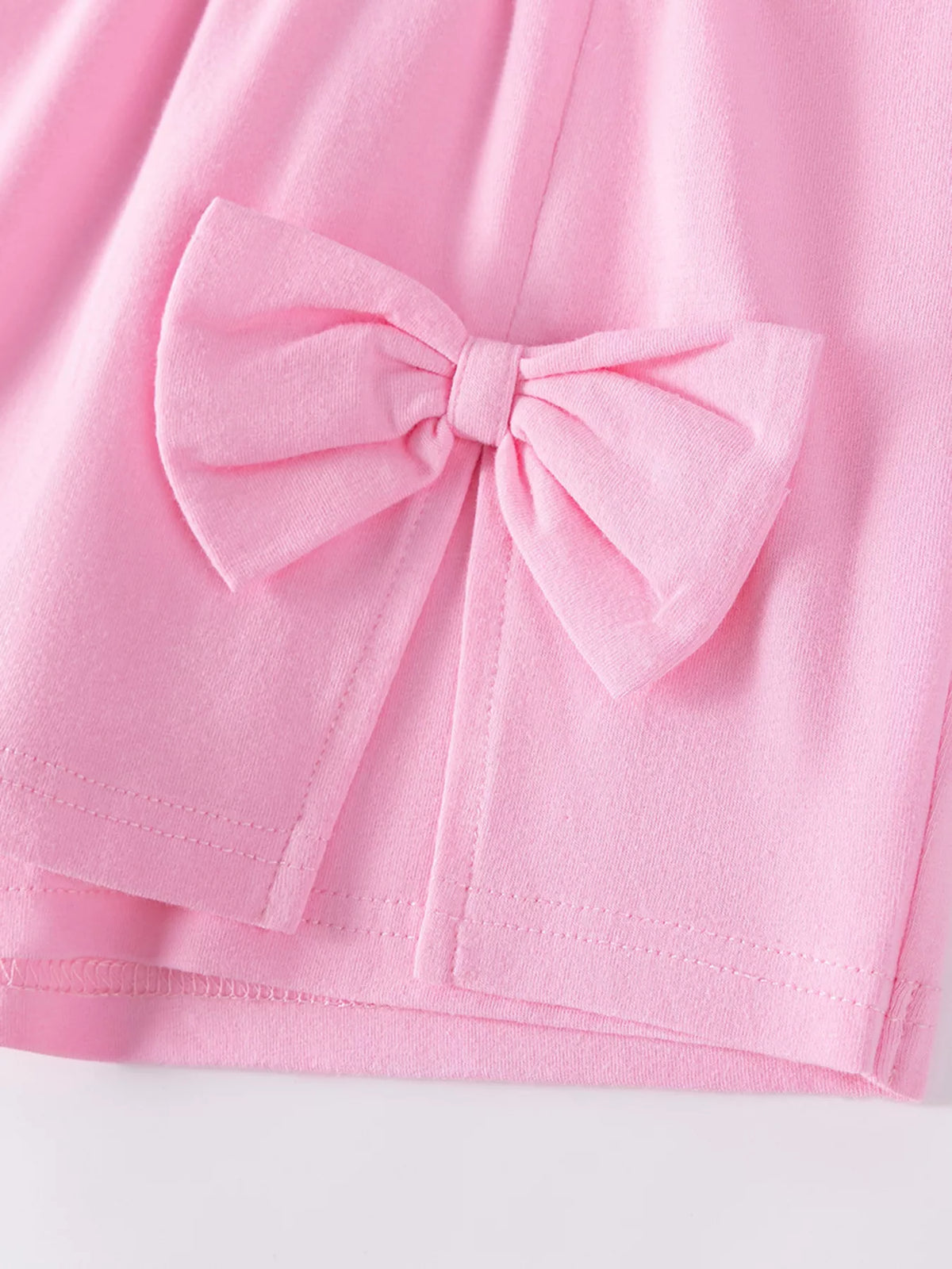 Children's Bow T-Shirt & Shorts Set