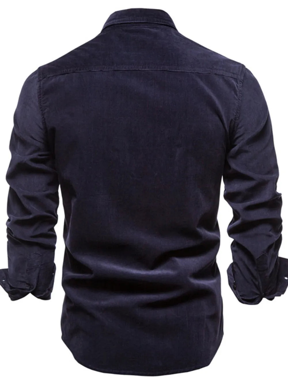 Men's Full Size Button Down Collared Neck Shirt Plus Size