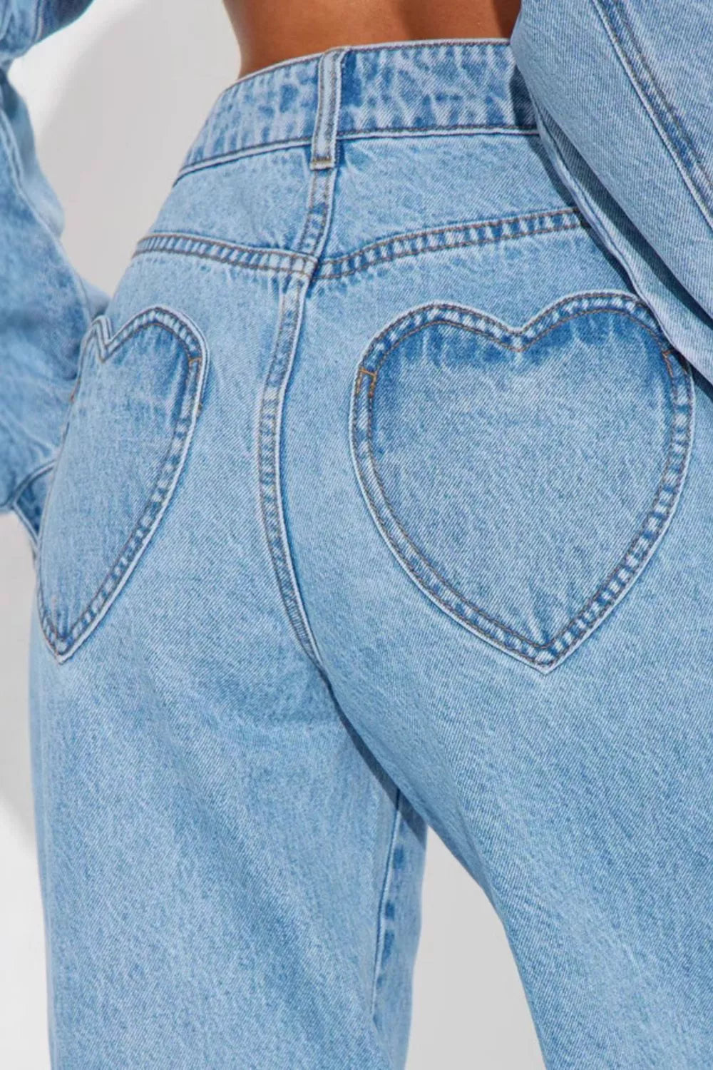 High-Waisted Wide-Leg Jeans