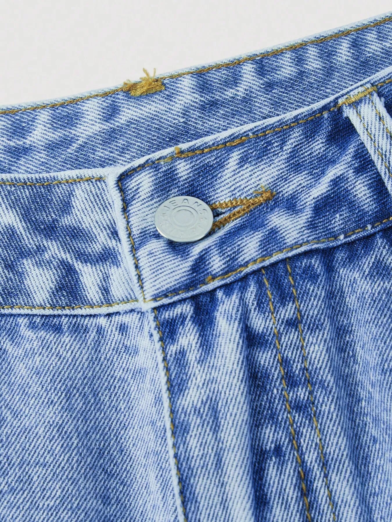 Cherry Embroidered Denim Shorts