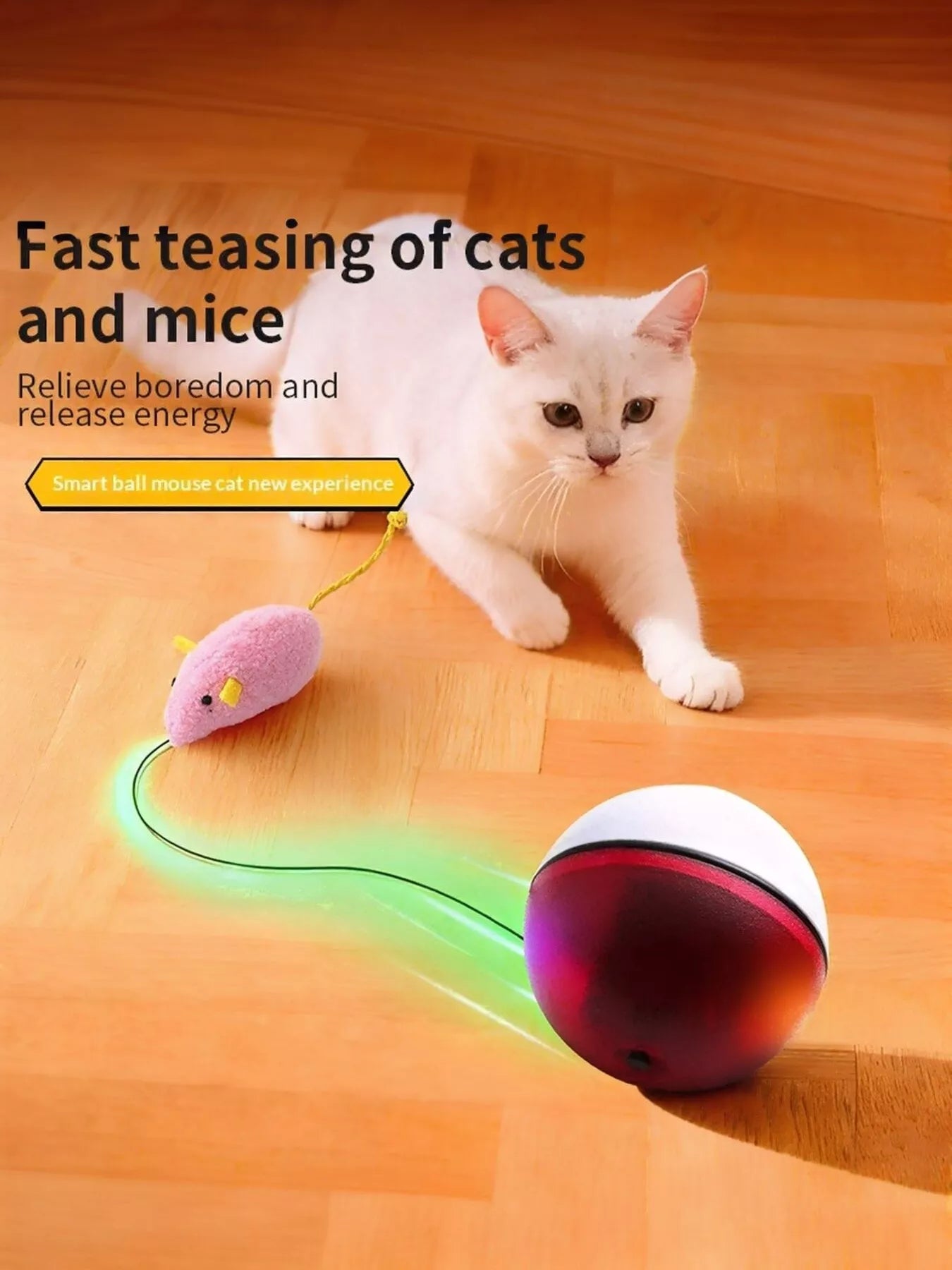 Electric Plush Pet Chase Ball