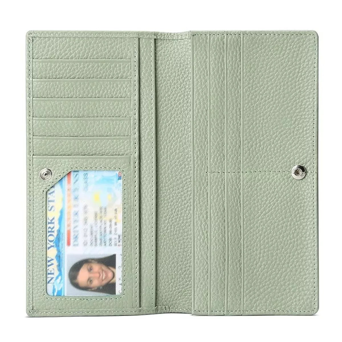 Leather Long Wallet