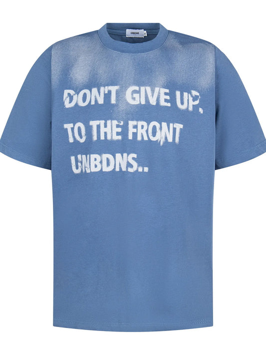 Men's Letter Graphic Round Neck Oversized T-Shirt