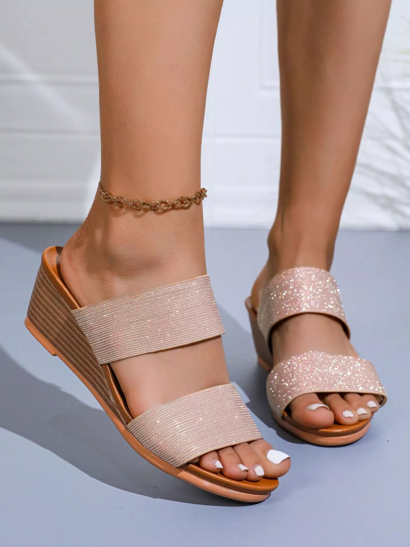 Open Toe Wedge Sandals