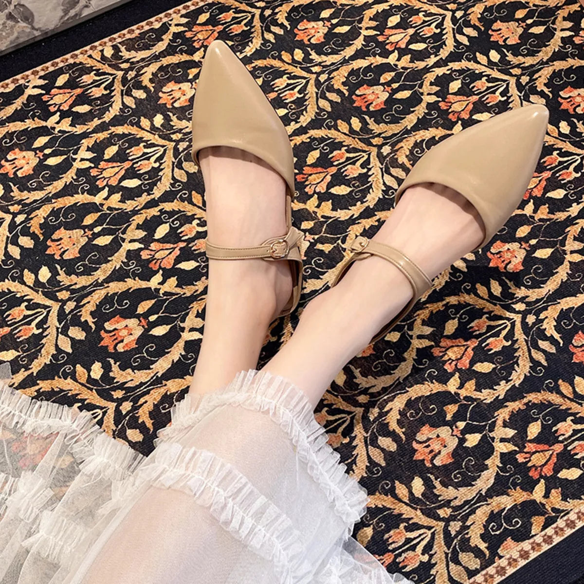 Point Toe Flats Sandals