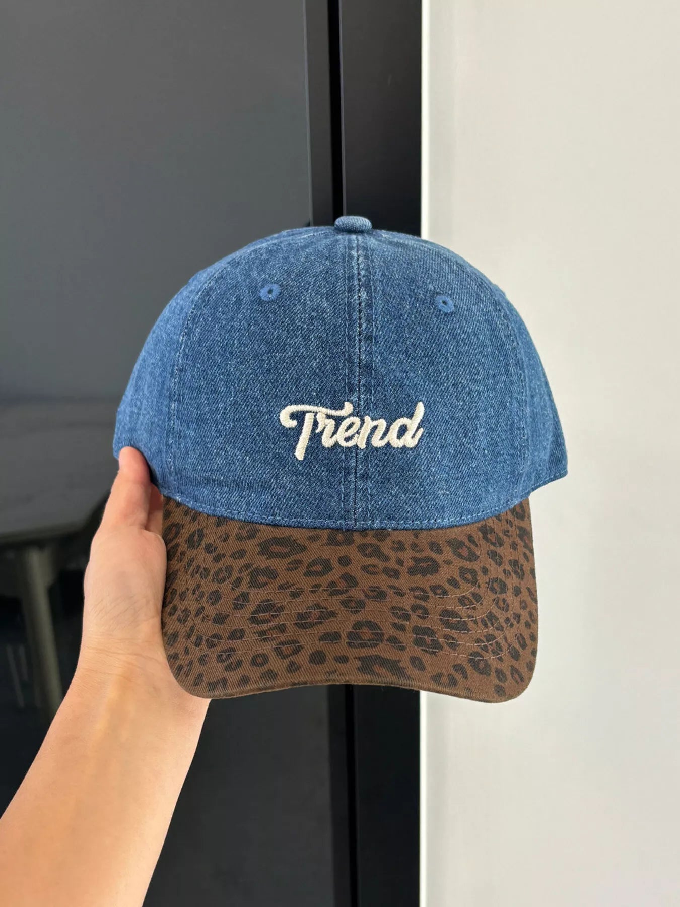 Leopard Embroidered Baseball Cap
