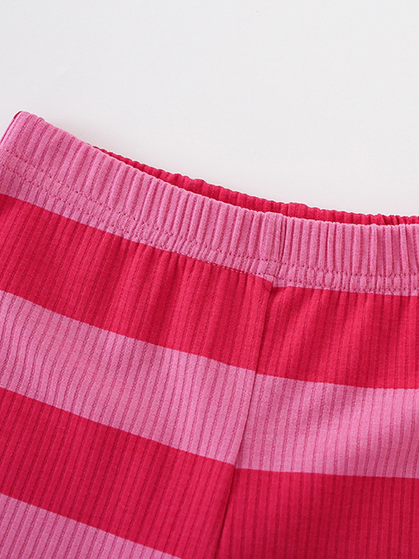 Children's Graphic Tee & Striped Flare Pants Set