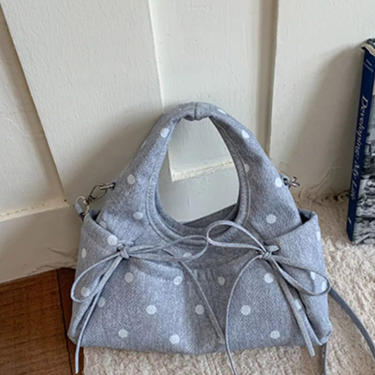 Polka Dot Bow Handbag