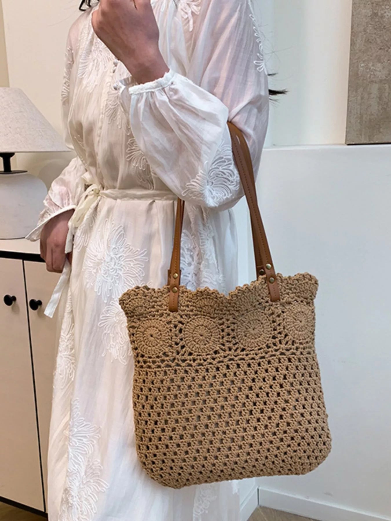 Crochet Knit Shoulder Bag