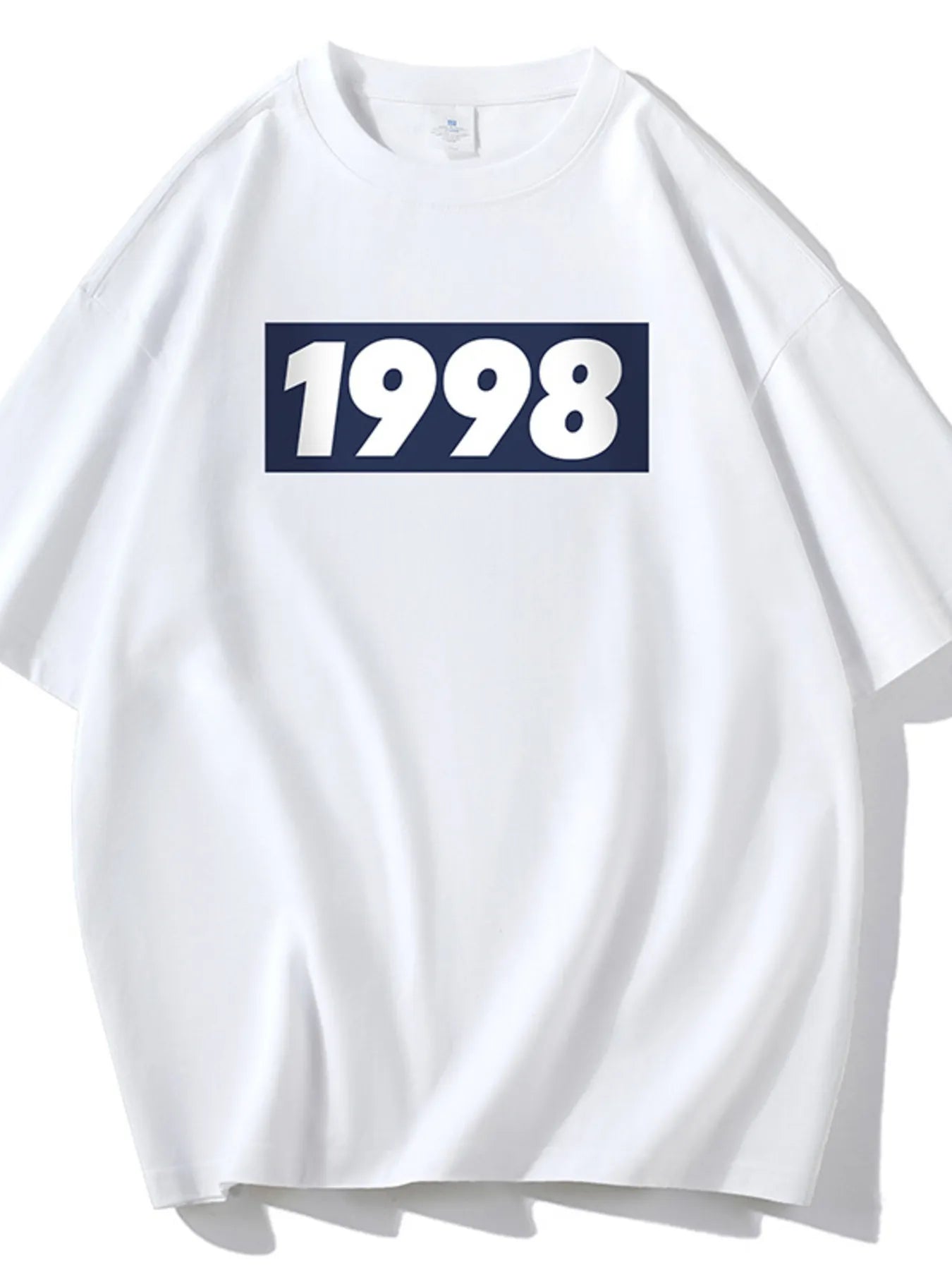 Men's Full Size 1998 Graphic Round Neck T-Shirt Plus Size