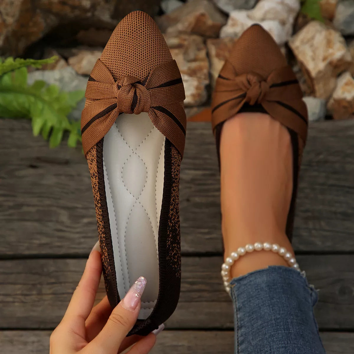 Point Toe Slip-Ons