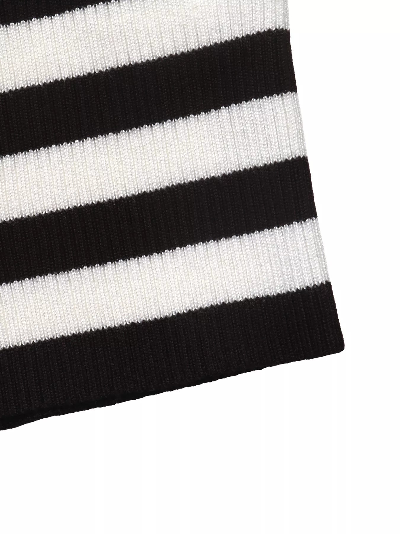 Striped Long Sleeve Knit Top
