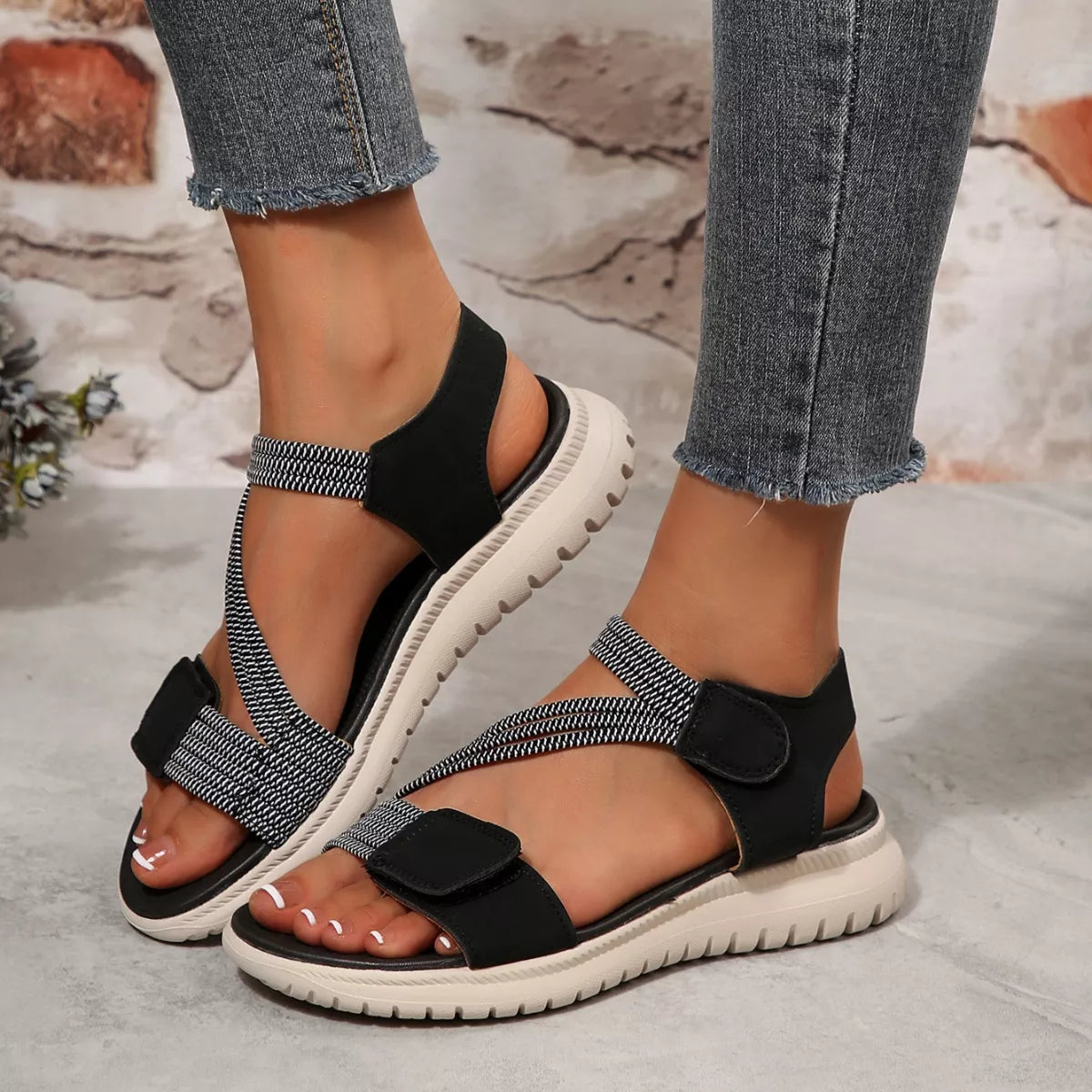 Open Toe Wedge Sandals