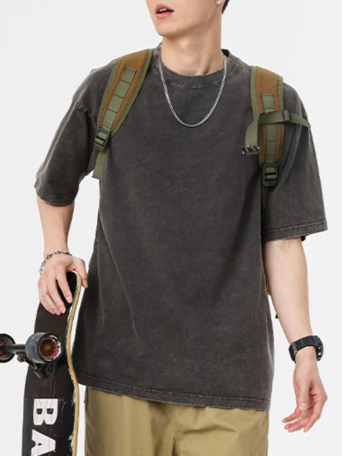 Men's Vintage Washed Oversized T-Shirt
