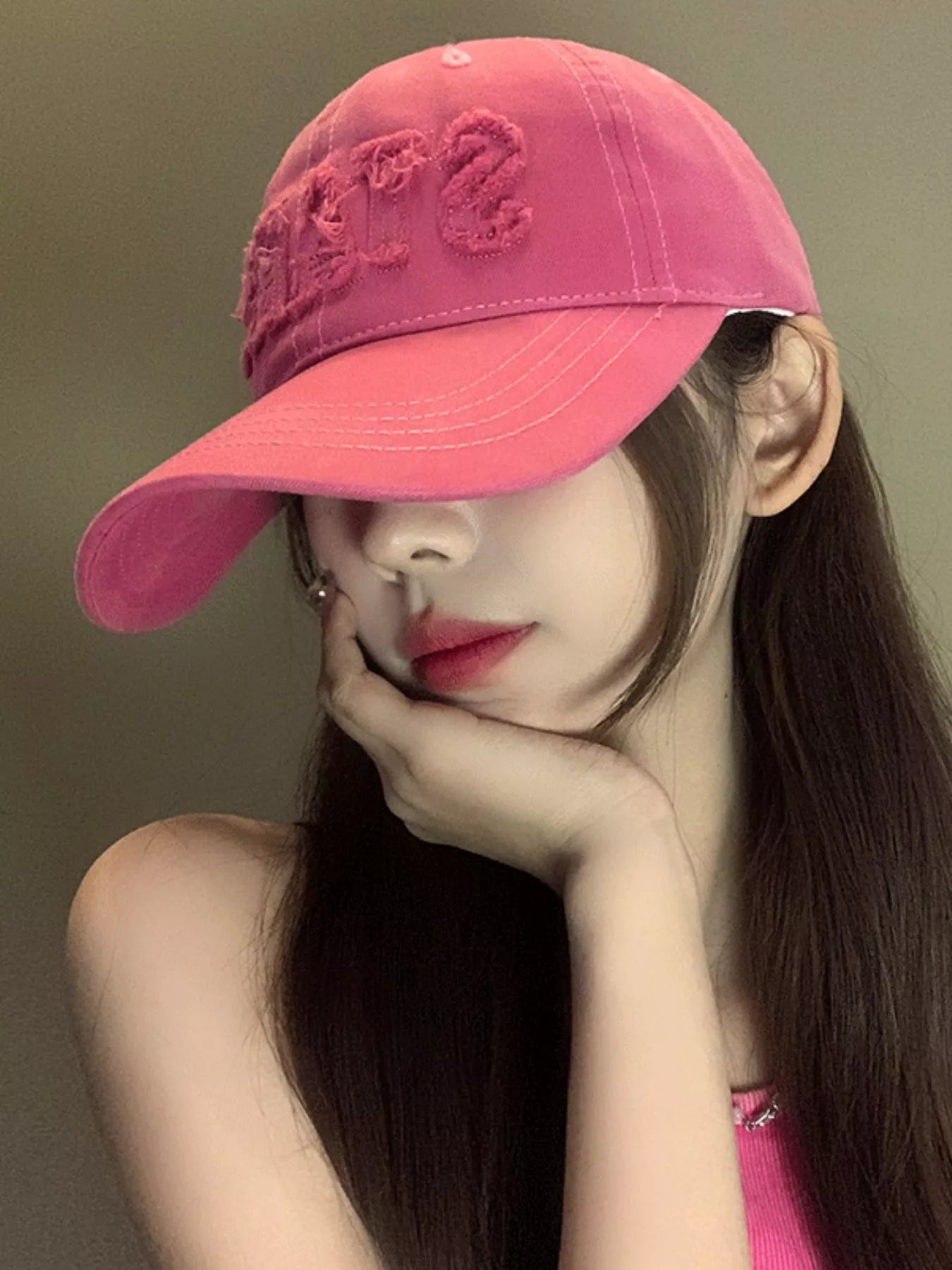 Frayed Letter Baseball Cap