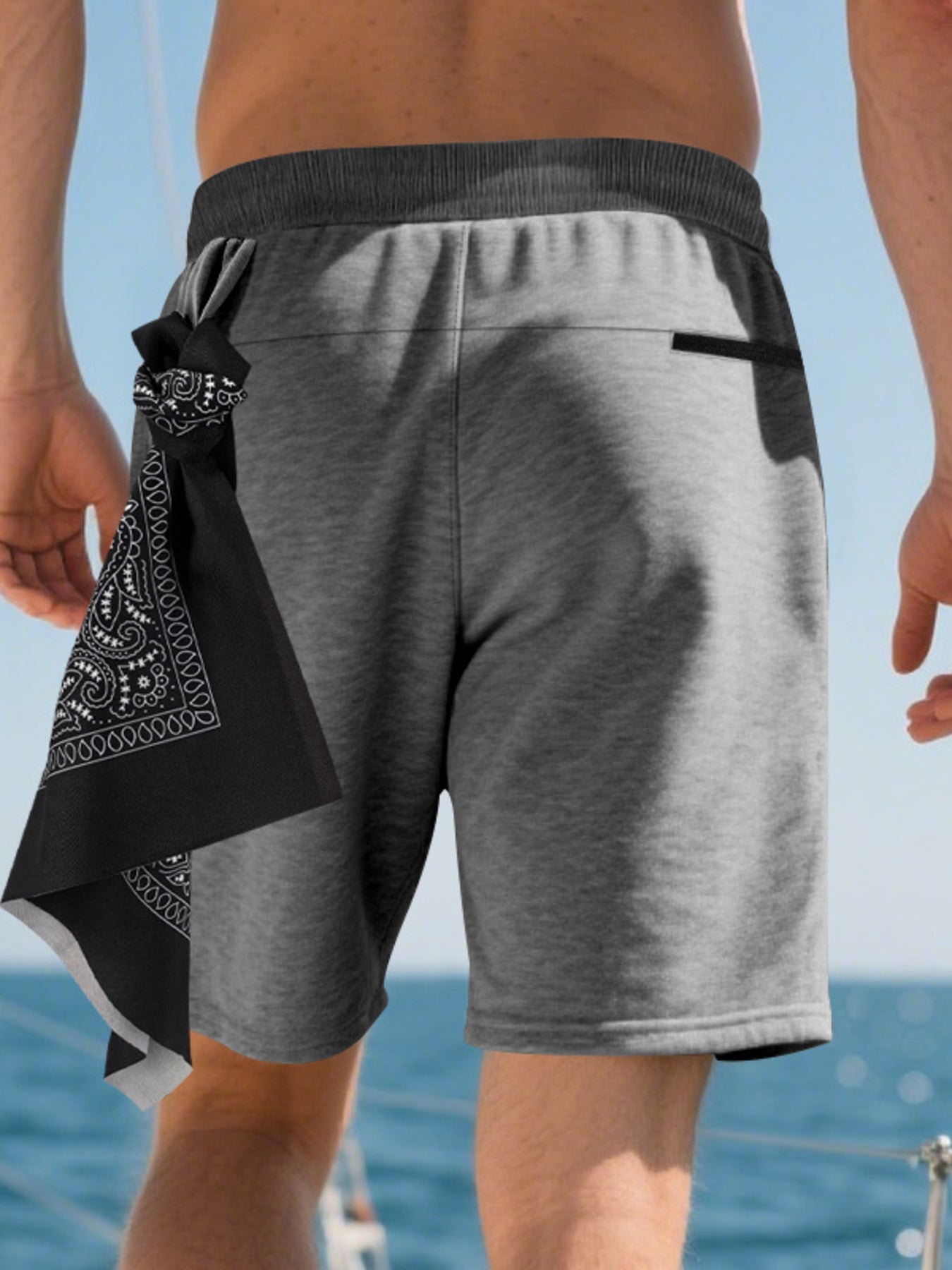 Men's Full Size Drawstring Casual Shorts Plus Size