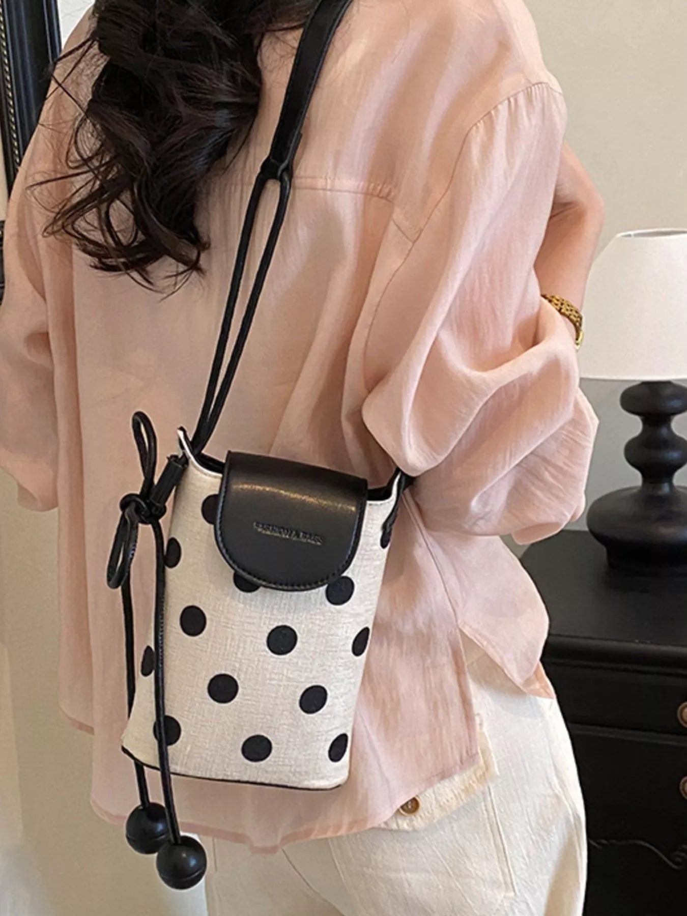 Polka Dot Crossbody Bag